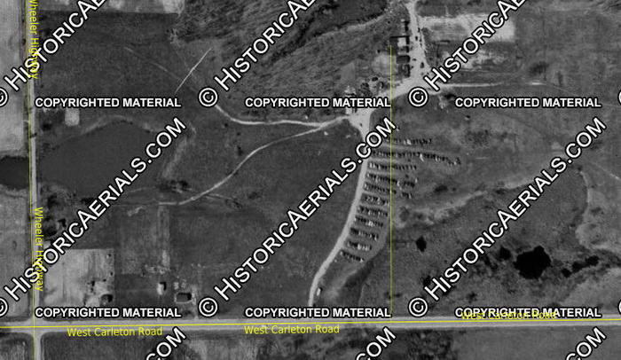 Diamond-T Ranch Drive-In Theatre - 1958 Aerial (newer photo)